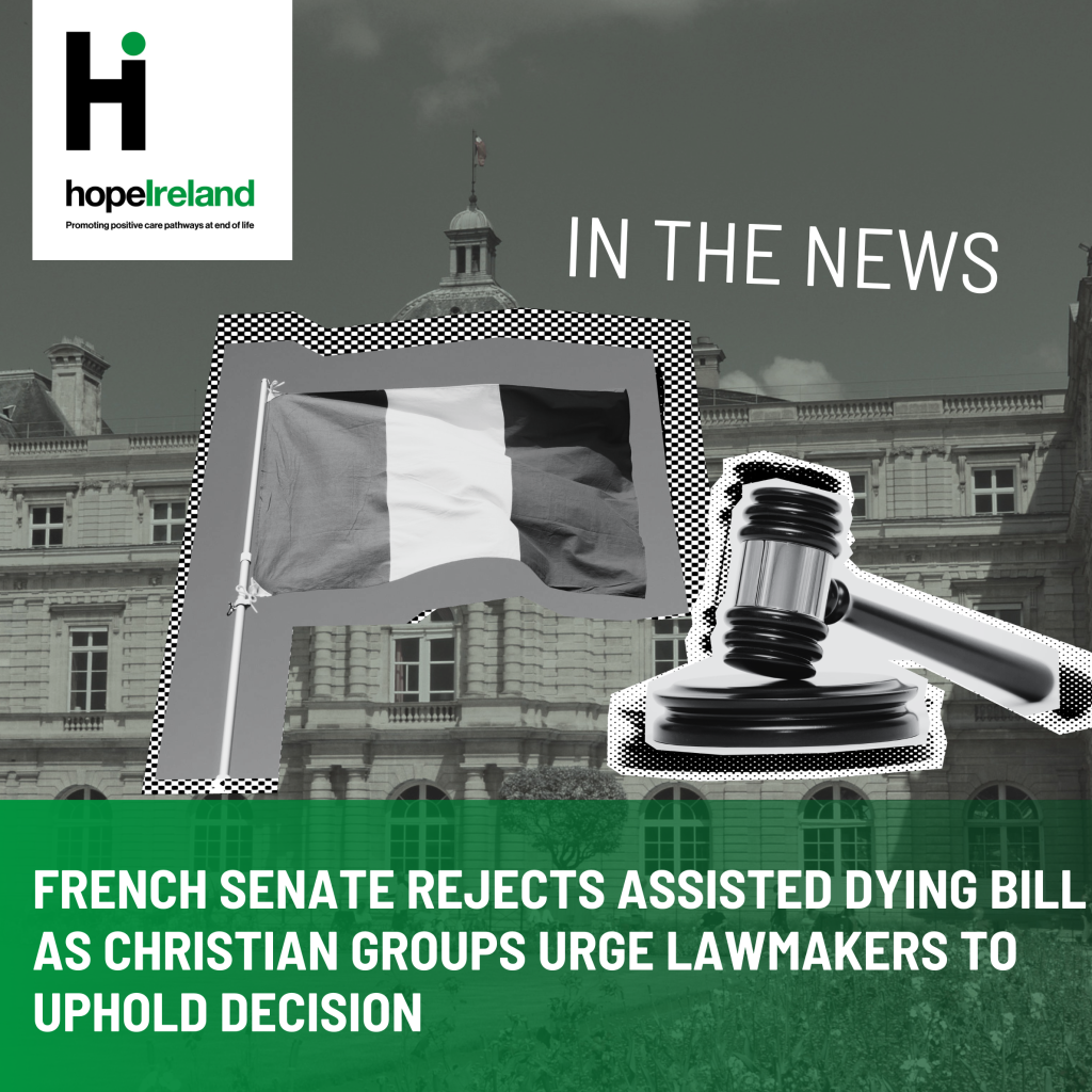 French Senate Rejects Assisted Dying Bill as Christian Groups Urge Lawmakers to Uphold Decision